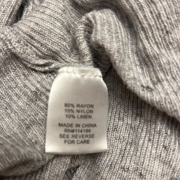 Ellie open gray cardigan with pockets - Picture 6 of 7